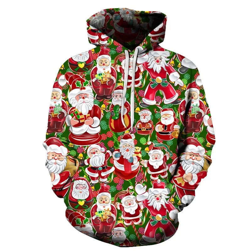 Женская уличная одежда с 3D-принтом смешного черепа пуловер в стиле Харадзюку