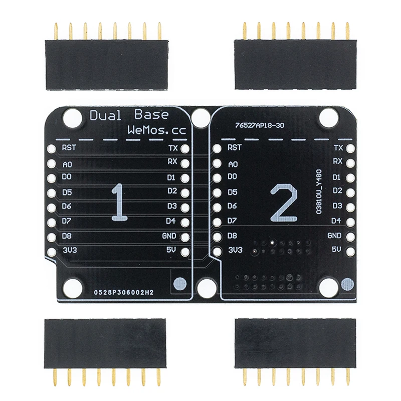 Двойная розетка с двойным основанием щит для D1 Mini NodeMCU ESP8266 Diy PCB Плата расширения
