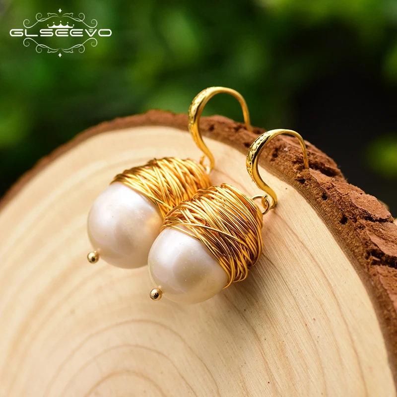 Подвеска GLSEEVO Женская ручной работы Свадебная вечеринка ретро минималистичные