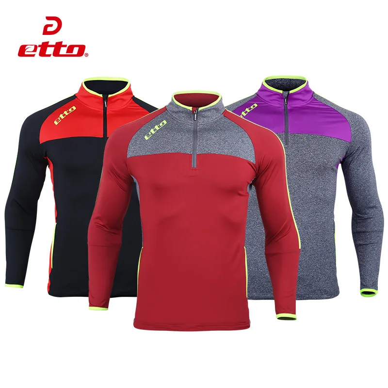 Etto мужские спортивные куртки для футбола баскетбола спортзала тренировочные