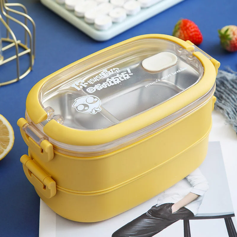

Lunch Box 304 Stainless Steel, Lunch Box, Lunch Box, Dividing Lunch Box, 2-layer Lunch Box, Multi-layer Fresh-keeping Box