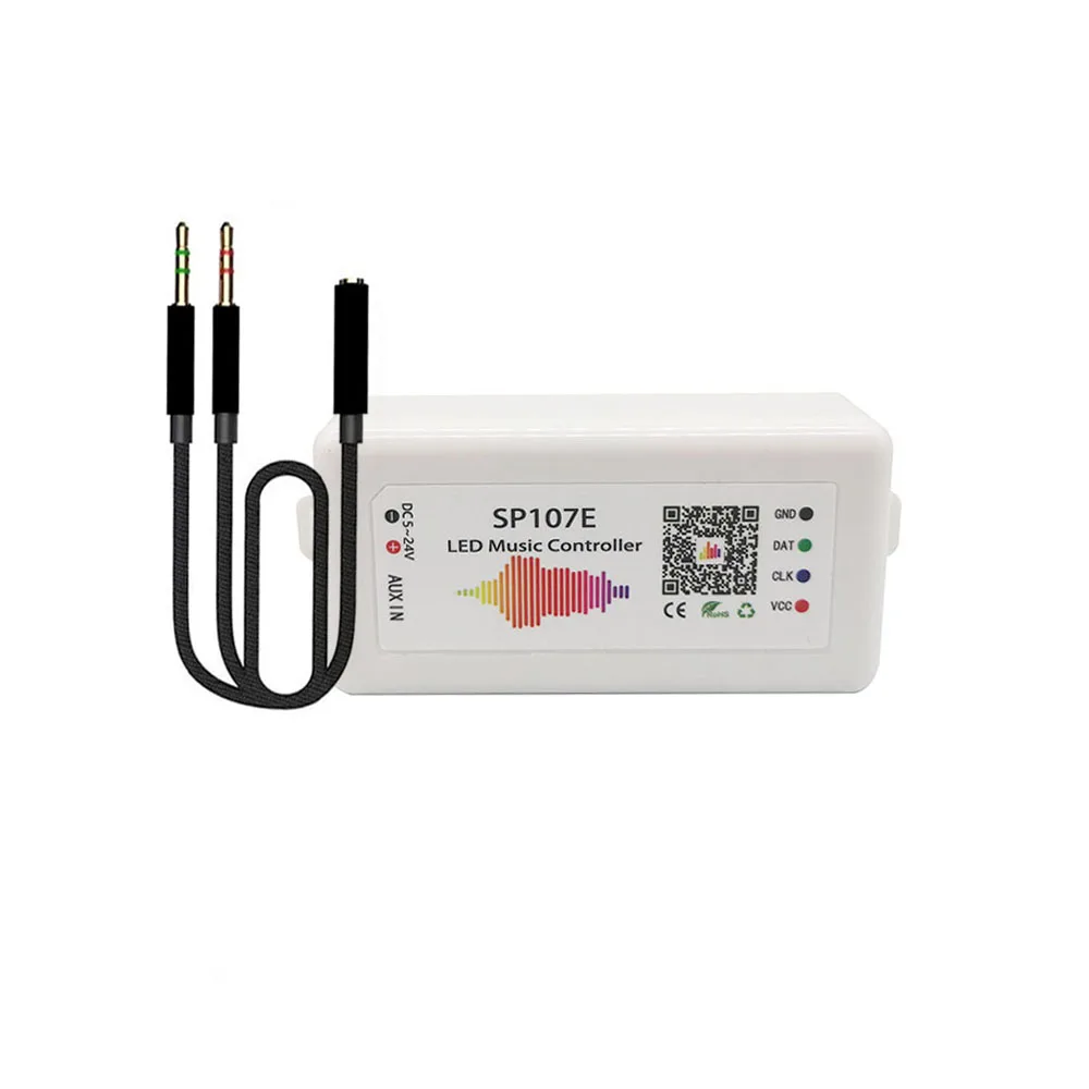

WS2812B WS2811 Led Pixels Strip SP107E Controller Bluetooth WIFI Music Smart Led Controller WS2813 WS2815 SK6812 APA102 DC5-24V