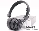 Беспроводная Bluetooth-гарнитура NIA X7, складные наушники с микрофоном, поддержка TF-карт, FM-радио