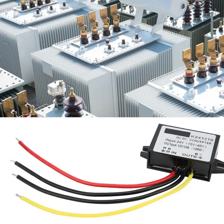 DC понижающий преобразователь напряжения модуль питания от 24 В до 12 10 А 120 Вт