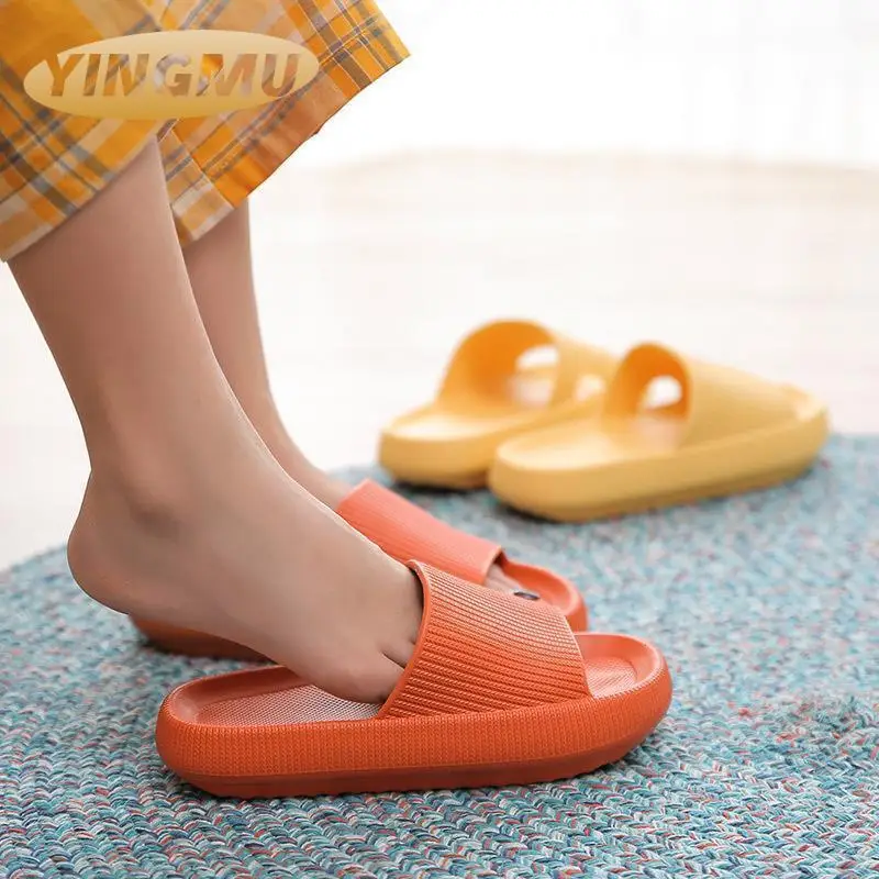 

Universal Quick-drying Thickened Non-slip Sandals Thick Sole House Slippers Bathroom Footwear Summer Beach Sandal Slipper