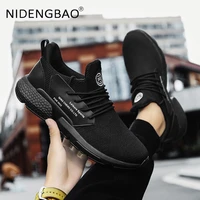 mens sneakers walking running sports shoes lightweight fly weight mesh breathable outdoor casual trainers comfortable size 39 46