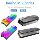 Jonsbo теплоотводящий кулер для M.2 2280 твердотельный накопитель на жестком диске радиатора 5V 3Pin радиатор тепла Термальность рассеивания охлаждающая подставка