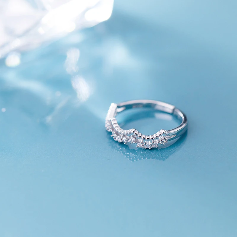 Женское кольцо из серебра 100% пробы с фианитом | Украшения и аксессуары