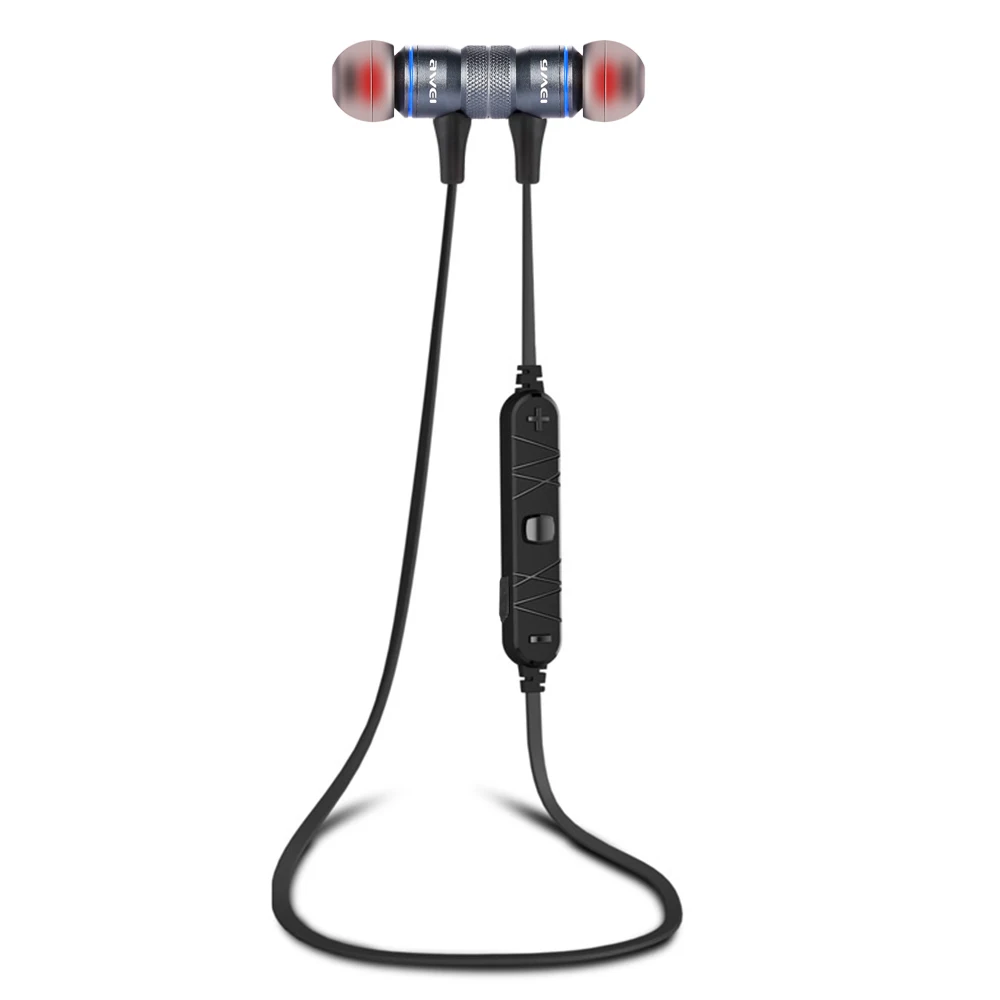 Оригинальные Awei A920BL наушники-вкладыши, Беспроводные спортивные наушники, Bluetooth 4,1, соединение с шумоподавлением, микрофон для бега