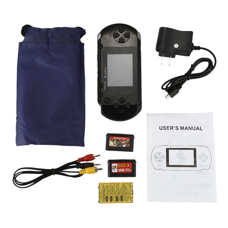 ABGN горяч 3 дюймов 16 бит Pxp3 портативная игровая консоль Ретро 150 футболки с