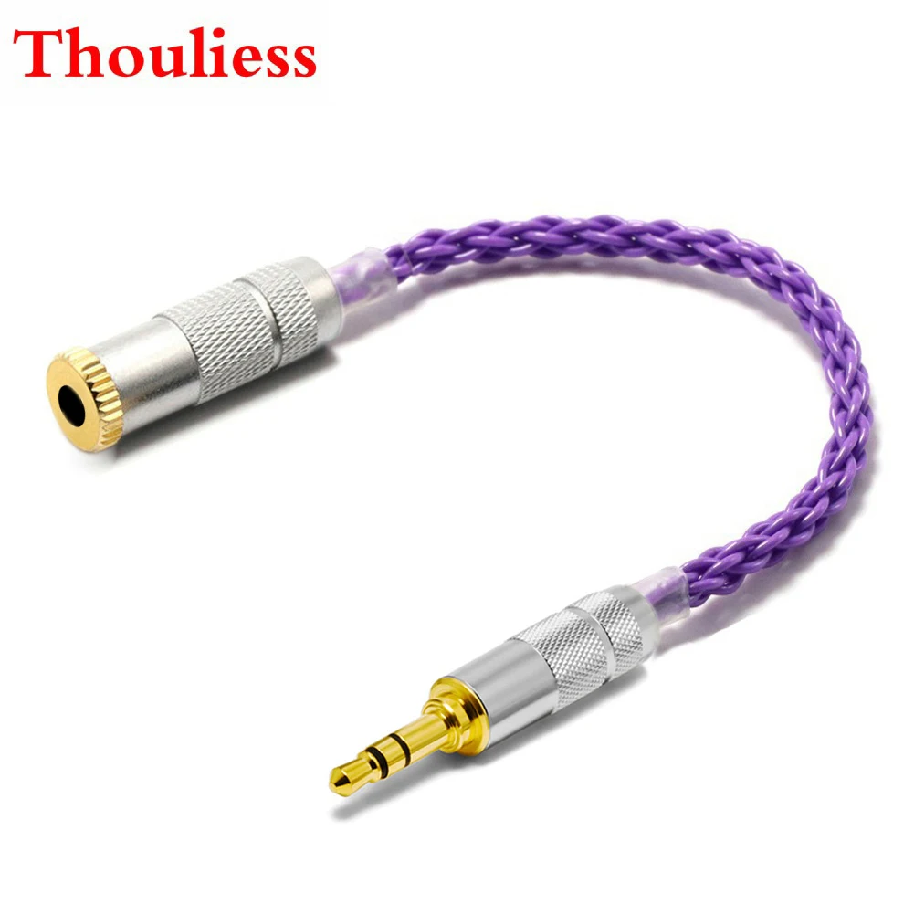 Thouliess HIFI 3 5 мм TRRS сбалансированный Женский до стерео штекер аудио адаптер кабель