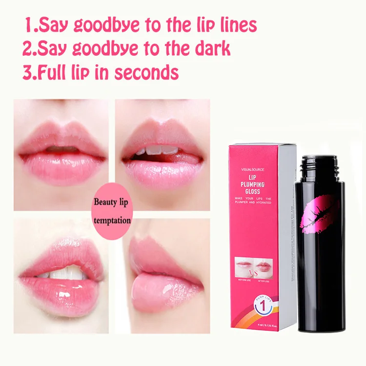 

Waterproof Lip Balm Plumping Gloss Fuller Hydrating Gloss Labial Cosmetics Lip Long Lasting Moisturizer Lipstick
