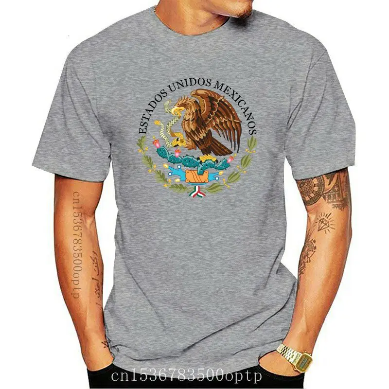 Футболка новая Мексиканская с печатью или гербом Подлинная версия забавные
