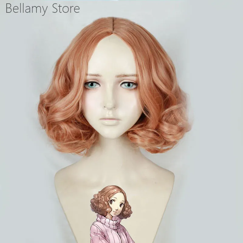 

Persona 5 P5 Noir Haru Okumura Cosplay hair wigs+Wig Cap