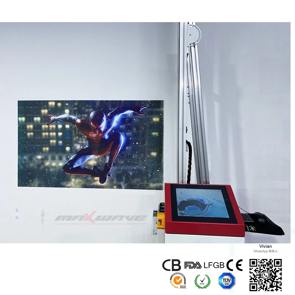 Maxwave 2880DPI умный настенный струйный принтер с 3d-эффектом/цена печатной машины -