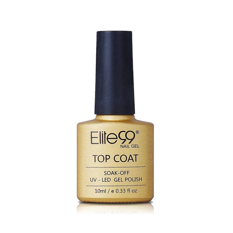Гель-лак Elite99 10 мл Macchiato Soak Off UV светодиодный лак для ногтей праймер Гель-лак для ногтей однородного цвета для ногтей художественный гель для ногтей лак - Цвет: Top Coat
