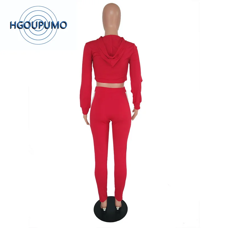 Комплект из двух предметов сексуальный спортивный костюм в полоску женский топ с