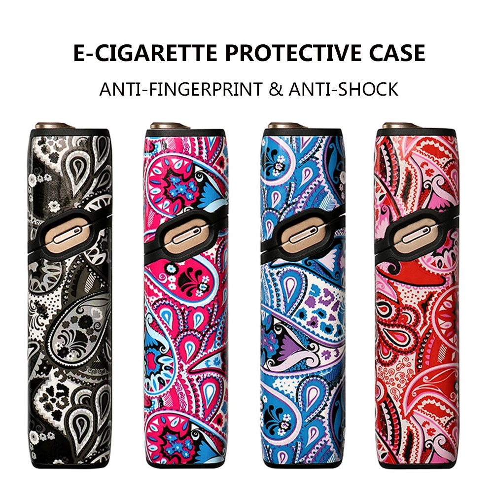 

Colorful Paisley Protective Case For Iqos Multi Waterdrops Cashews-like Cover For Electronic Cigrette Accessories Multi Cover