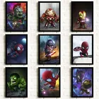 Алмазная живопись 5D с героями мультфильмов Disney, вышивка крестиком, супергерои, картина для малышей, милые Мстители, настенное искусство для детей