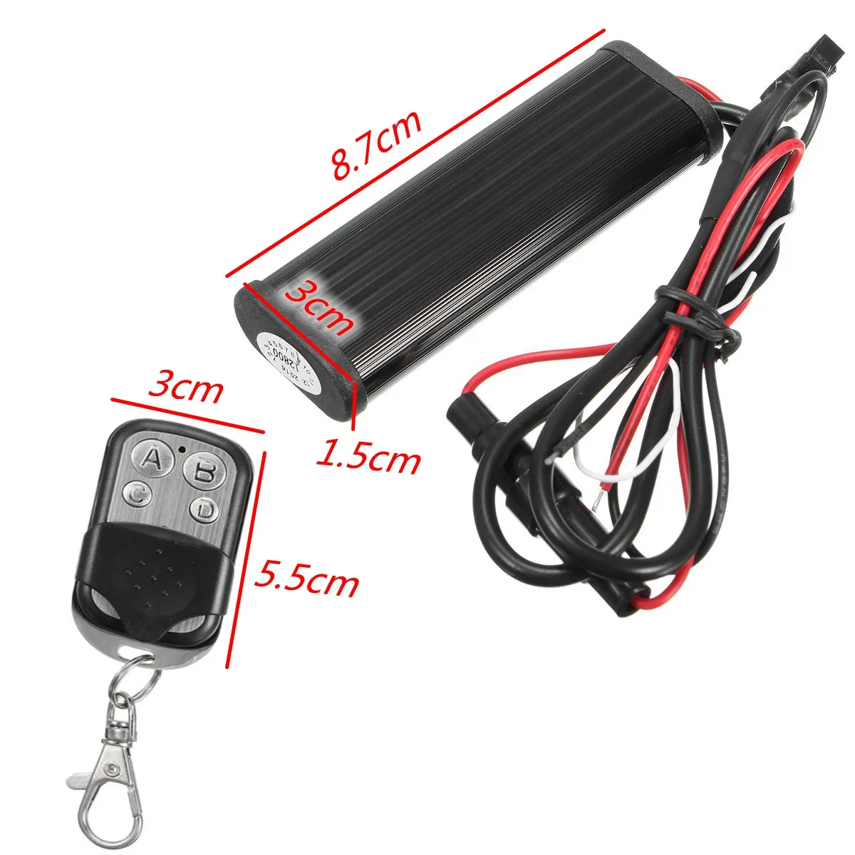 

New 12pcs Motorcycle LED Neon Strip Lamp 15-colors Remote Control Under Glow Lights 5050SMD LED Car Decorative Light Strip