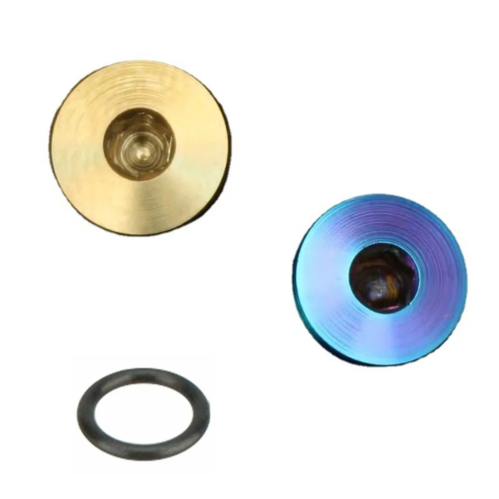 

Bike Bicycle Bleed Titanium Screw O-Ring For Shimano XT SLX Zee Deore LX 8.85mm/10mm Oil Filling Hole Pot Split Oiler Cover