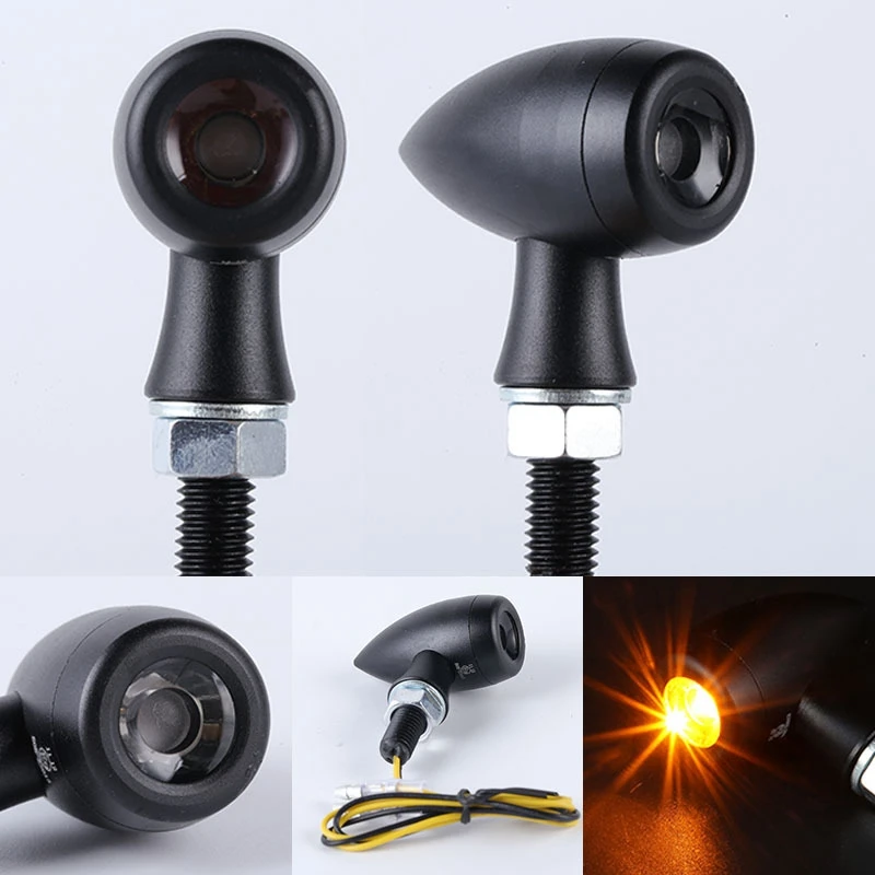 

2 шт., поворотники для мотоцикла, 8 мм