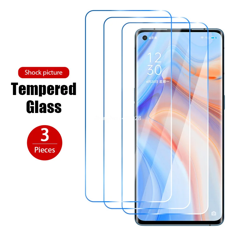 

3pcs Tempered Glass on OPPO A93 A92 A91 A83 A77 A73 A72 Screen Protector on OPPO A57 A53 A52 A39 A37 A33 A32 A31 Protective Film