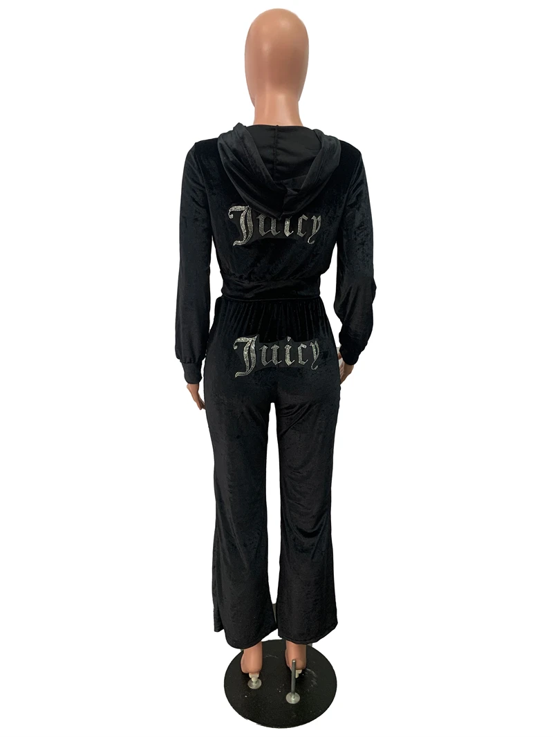 Спортивный костюм Adogirl женский из двух предметов сочный бархатный свитшот с