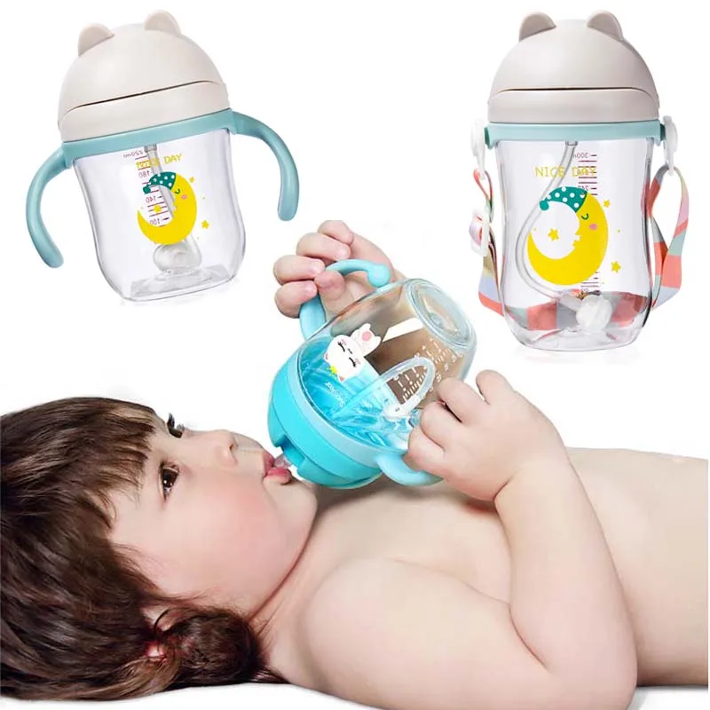 Детская бутылочка для кормления с ручкой 300 мл|Чашки| |