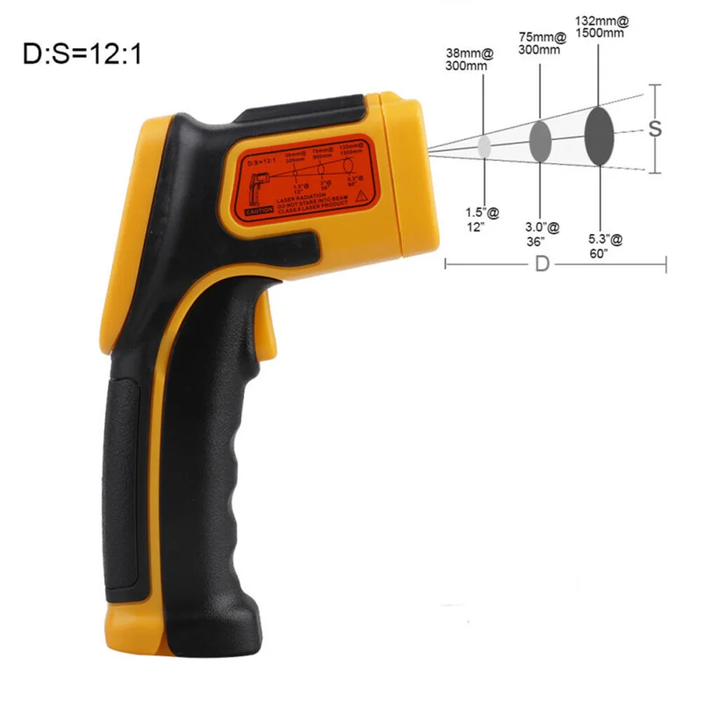 

LCD Digital Industrial Infrared Thermometer Non-contact Temperature Meter Thermometer 2020 New Arrival 2020 New Arrival