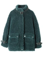 fashion high quality sheep shearing coat 100 wool fur jacket coat female autumn womens jacket 2020 casacos feminino zjt355