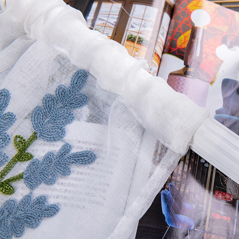 Полупроводниковые кухонные шторы оконные лавандовые короткие сельские жалюзи