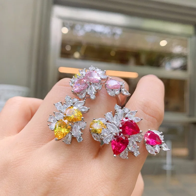 

QTT Irregular Rings Silver Color Finger Ring Wedding Promise Ring Fashion Jewelry Gift High Quality Jewelry 2022 Trend