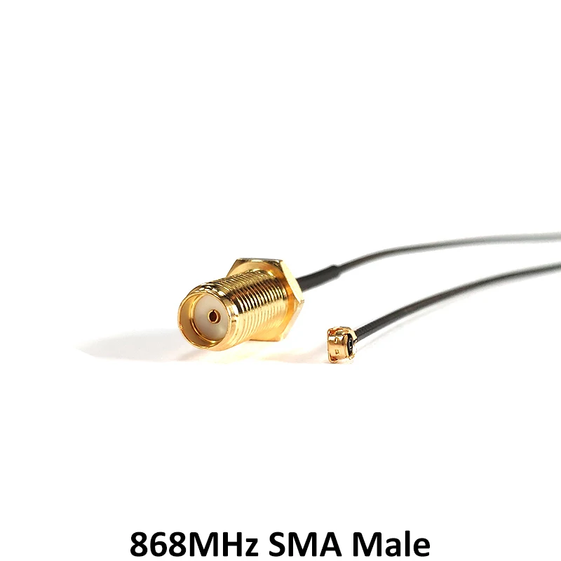868 MHz 915 MHz Антенна 2dbi SMA разъем GSM 915 MHz 868 MHz antena antenne Водонепроницаемая+ 21cm RP-SMA/u. FL косичка кабеля
