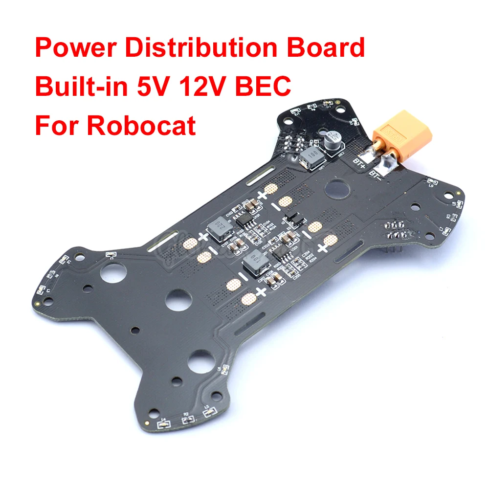 Robocat 270 PDB распределительная плата питания w/5 V 12V BEC встроенный/с фильтром XT60 вилка