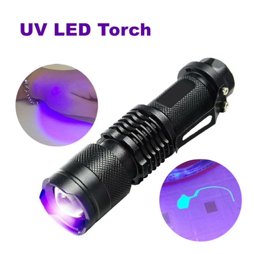 

Outdoor Inspection Lamp UV Ultra Violet Torch LED Aluminum Mini Waterproof
