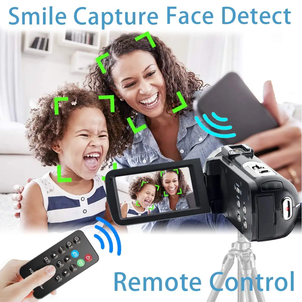 Видеокамера 4K видеокамера цифровая 3 0 дюймовый сенсорный экран ночное видение Wi