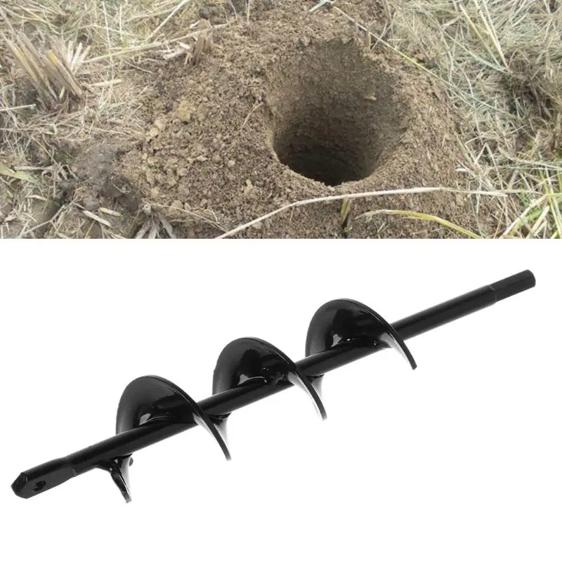 Садовый Бур 4 размера спиральное сверло для цветов с шестигранным валом