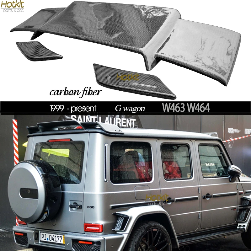 

Carbon Fiber Rear Roof Spoiler Car Wing for Mercedes Benz 1999 - 2022 G Class G-wagon W463 W464 G350 G400 G450 G500 G550 G55 G63