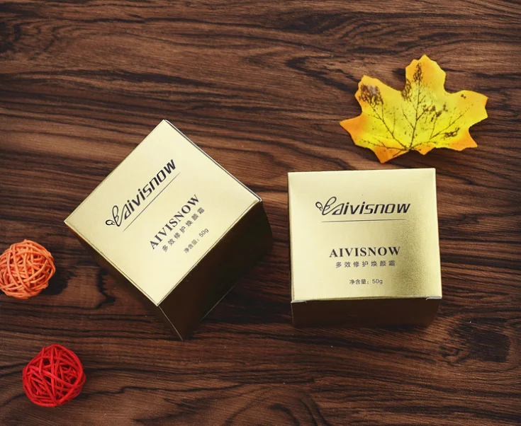 Косметическая бумажная коробка для хранения красоты макияж упаковка