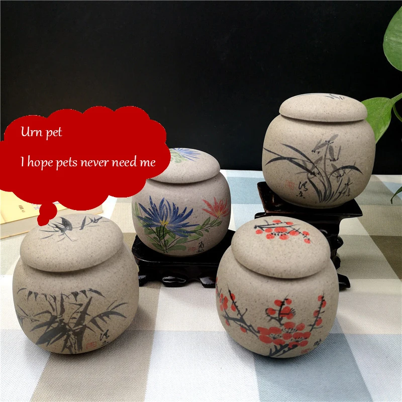 Хит продаж 2022: фарфоровая банка для кремации домашних питомцев |