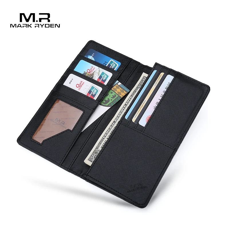 Мужской кошелек Mark Ryden Длинный клатч мужской для денег идентификатор|Мужские