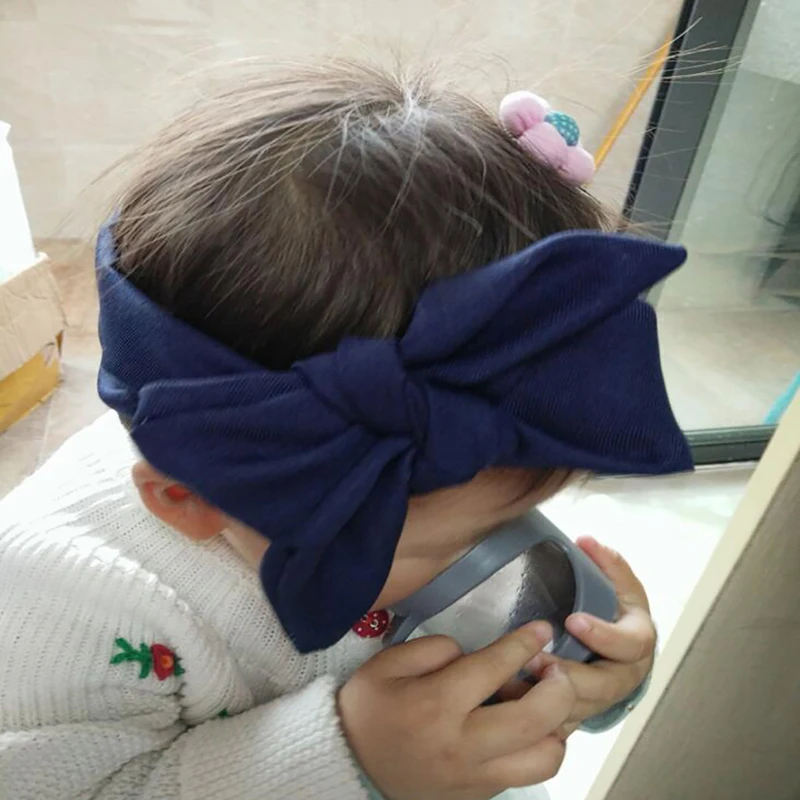 Детская повязка на голову с бантом банты милые аксессуары для девочек детские
