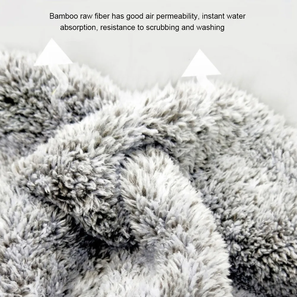 1 шт. 40*40 см бамбуковый уголь супер абсорбент чистки автомобиля Полотенца Мокрый