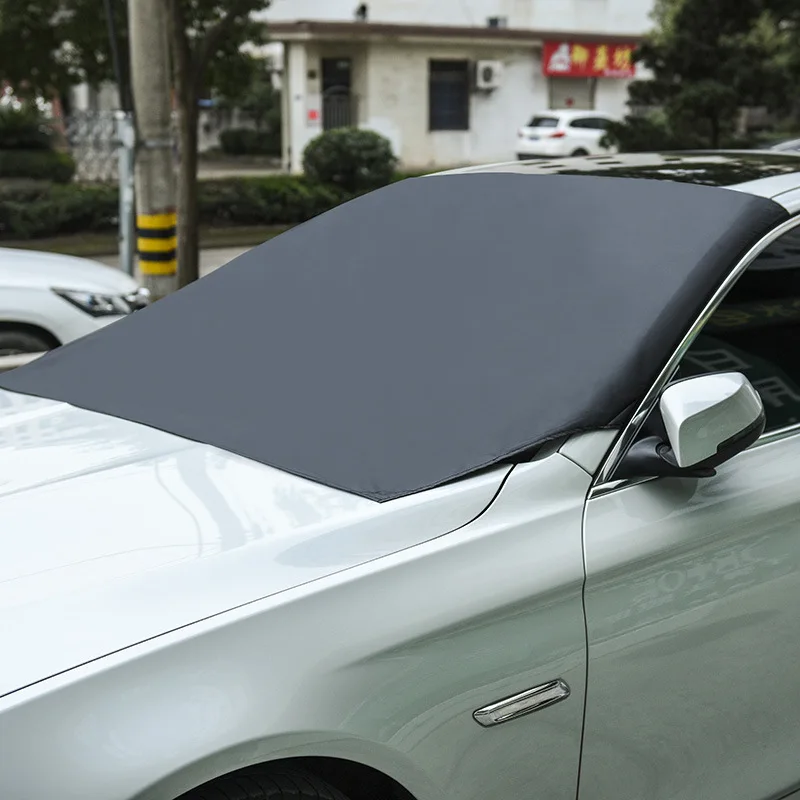

210*125cm Automobile Magnetic Sunshade Cover Car Windshield Snow Sun Shade Waterproof Protector Cover Car Front Windscreen Cover