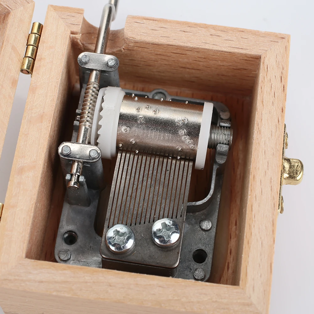 Музыкальный Чехол восьмицветная коробка Снеговик Лось деревянная Красивая