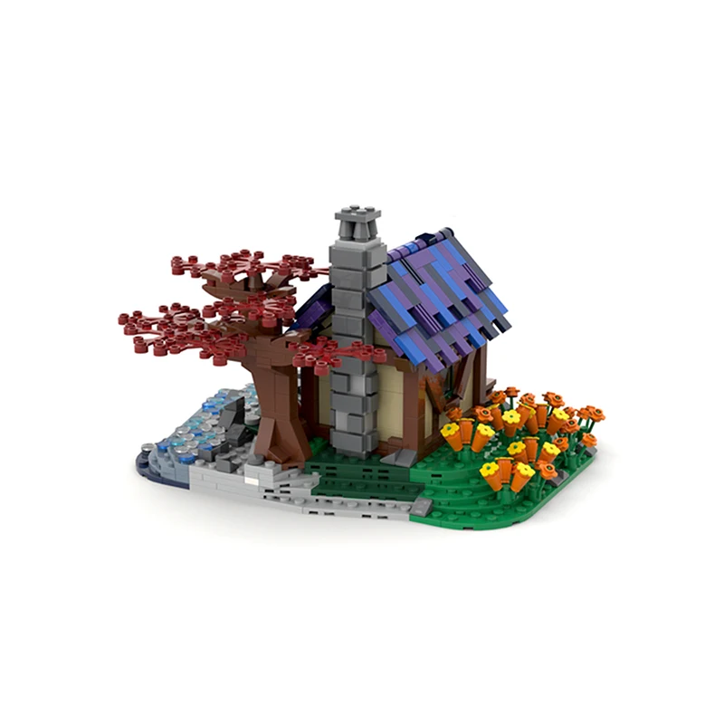 

MOC Creator Expert Beach House City Architecture Modular House City Street View Building Block Model Children Toy Birthday Gift