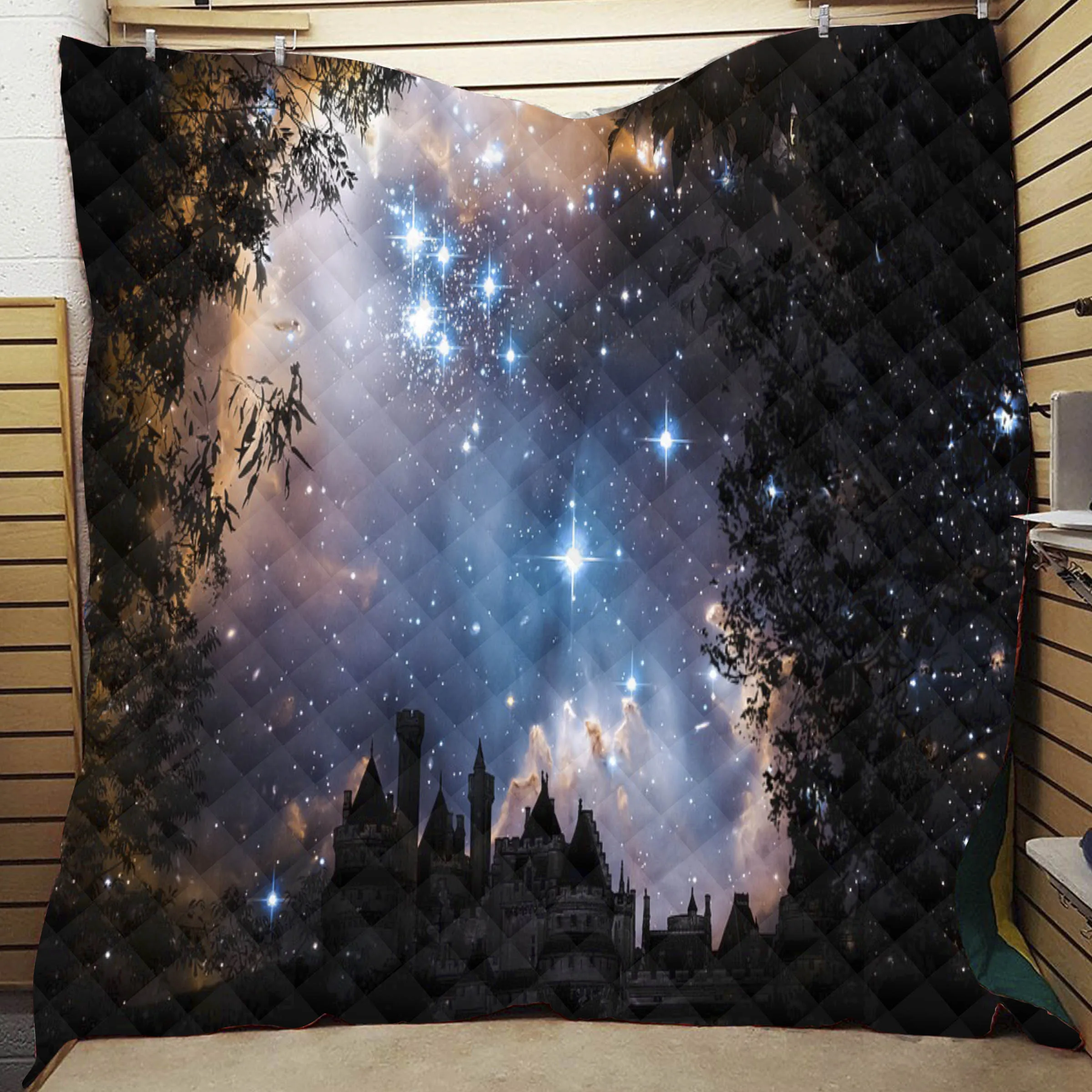 Galaxy Tree Shadow принтованное домашнее одеяло для дивана размер queen детей и взрослых