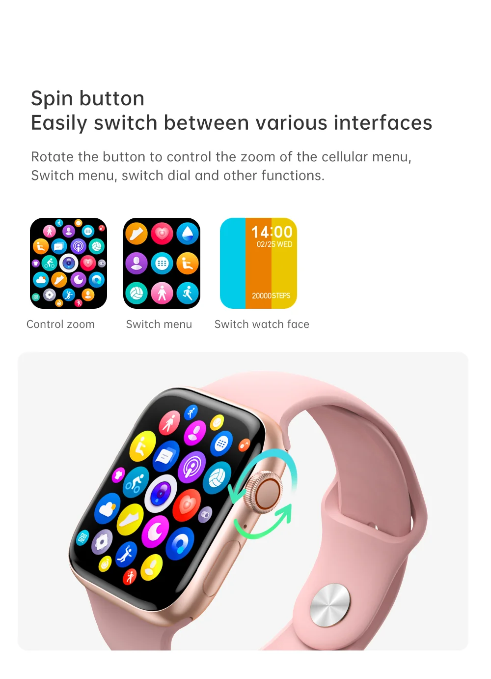 Smart Watch Men Смарт-часы мужские водонепроницаемые с Bluetooth пульсометром и тонометром
