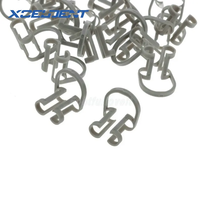 20шт./пакет пластиковый держатель для ватных рулонов одноразовый зажим